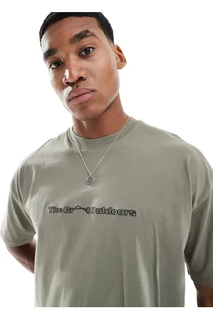 New Look – Outdoors – T-Shirt in dunklem Khaki