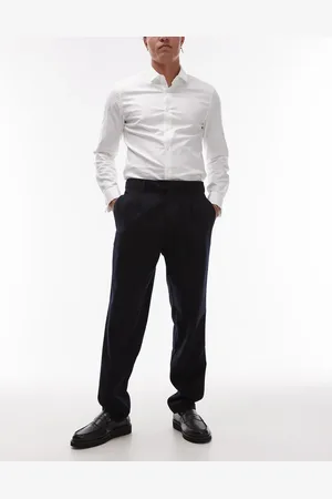 MANGO – Elegante Hose aus Wollmix in