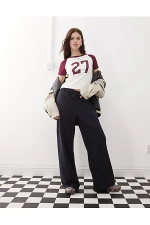 Weekday – Schwere Jersey-Jogginghose in mit lockerem Schnitt und weitem Bein
