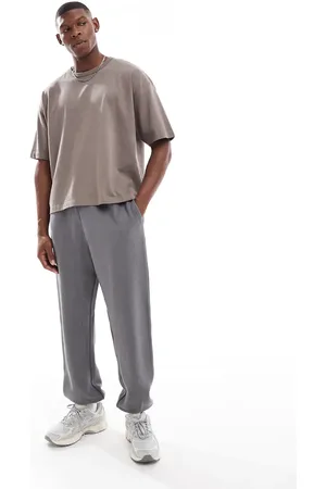 ASOS – Oversize-Jogginghose in Anthrazit mit Struktur, Kombiteil