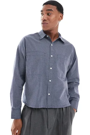 Pull&Bear – Langärmliges Shirt in kariert