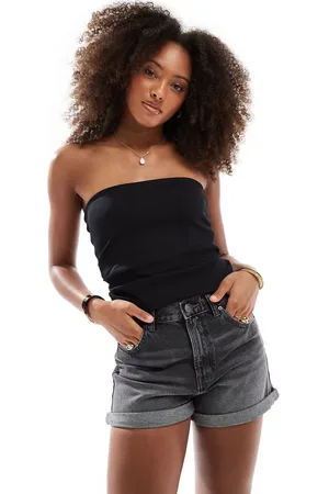 Pull&Bear – Mom-Jeans-Shorts in