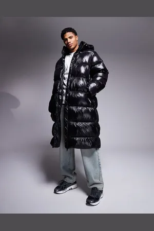 adidas – Longline-Puffermantel in