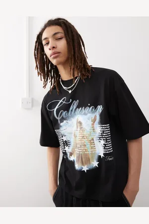 COLLUSION – Boxy-Fit-T-Shirt in mit Grafik-Print