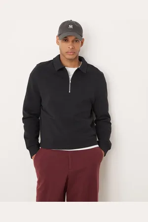 ASOS – Kastiges Sweatshirt in mit Reißverschluss