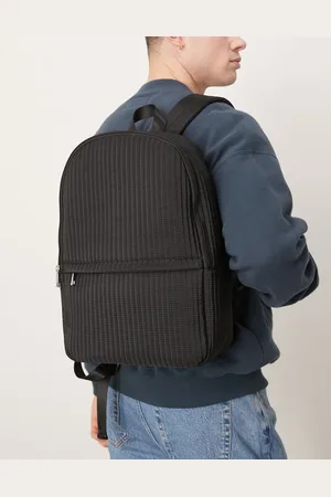 ASOS – Plissierter, gesteppter Nylon-Rucksack in