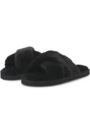 PUMA – Fluff – Flauschige Hausschuhe in