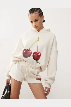 Edikted – Mon Cheri – Shorts in Cremeweiß, Kombiteil
