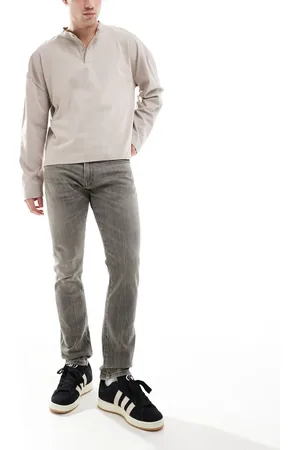 Ralph Lauren – Sullivan – Schmal geschnittene Jeans in verwaschenem mit Markenlogo