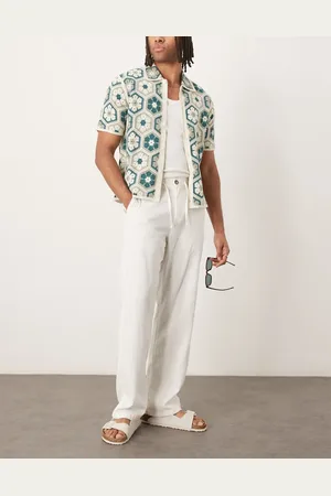 SELECTED – Brody – Loose-Fit-Hose aus Leinen in