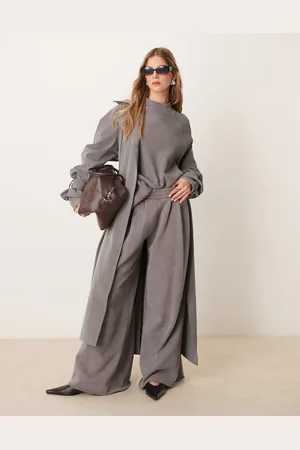 ASOS – Jogginghose in verwaschenem mit extrem weitem Bein
