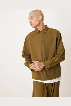 ASOS – Locker geschnittenes, kastiges Hemd in zum Überziehen, Kombiteil
