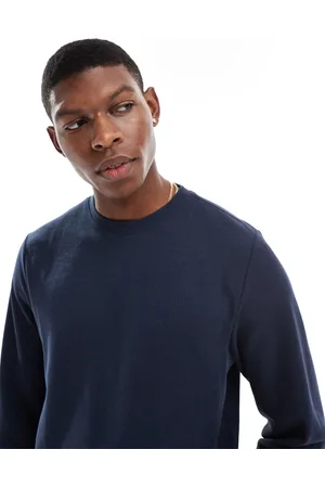 New Look – Loungewear – Langärmliges T-Shirt in mit Waffelstruktur, Kombiteil