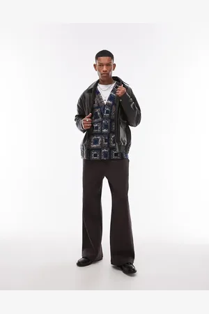 Topman – Strukturierte Baggy Fit Jogginghose in