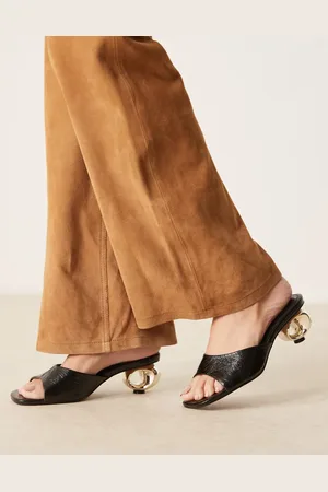 ASOS – Holbrook – Mules in mit Absatz aus Metall