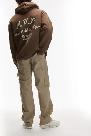 Dickies – Carpenter-Hose aus Canvas in verwaschenem Hellbraun