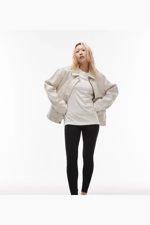 Topshop – Schwere Leggings in mit langem Schnitt