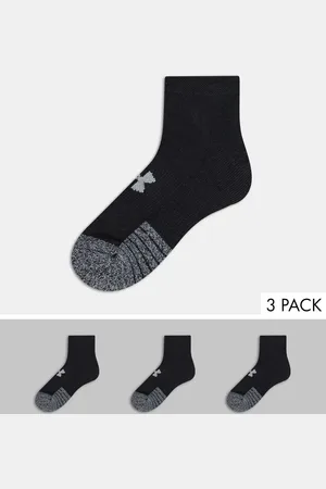 Under Armour – Training Heatgear – Schwarze Socken im 3er-Pack