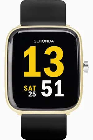 Sekonda – Motion – Herrenuhr mit LCD-Display mit 38 mm Durchmesser und Silikonarmband