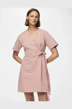 Pieces® – Minikleid in Wolkenweiß