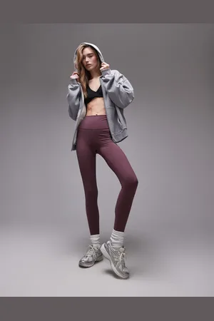New Balance – Leggings in Pflaume mit hohem Bund