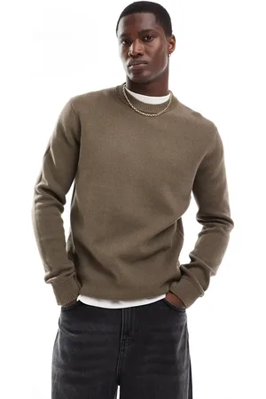 SELECTED – Strickpullover in mit Rundhalsausschnitt
