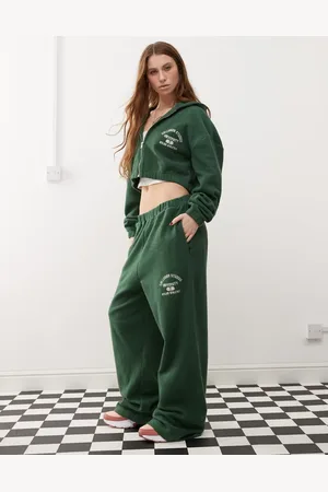 COLLUSION – Lässige Jogginghose aus Fleece im Retro-Stil, Kombiteil