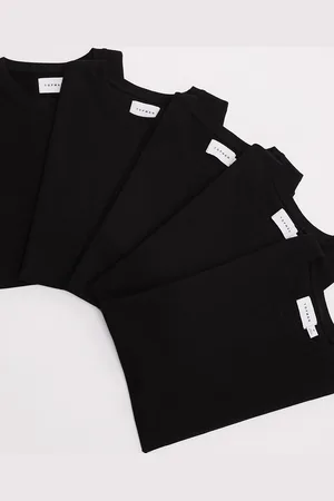 Topman – 5er-Pack T-Shirts in in regulärer Passform