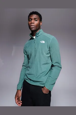 The North Face – Glacier – Fleece-Sweatshirt mit kurzem Reißverschluss in