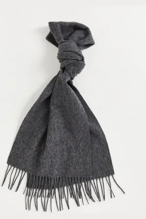 SELECTED – Schal aus 100% Wolle in
