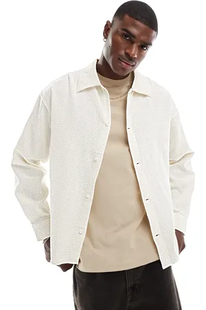 JACK & JONES – Strukturiertes Oversize-Hemd in