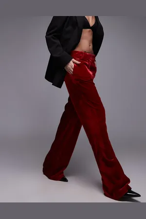 MANGO – Hose aus Samt in