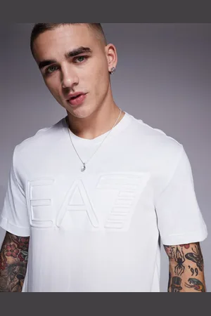 EA7 Armani – – T-Shirt in mit mittigem geprägtem Logo