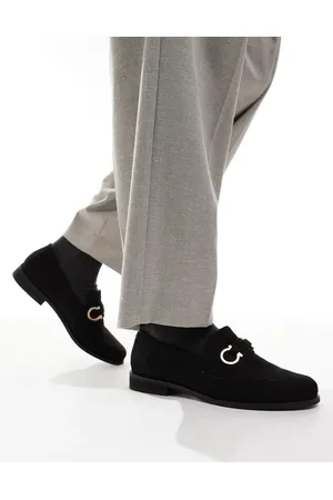 SEQWL – Hero – Loafer aus schwarzem Wildlederimitat