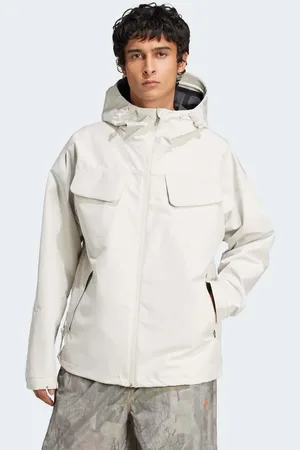 adidas – Premium Essentials – Jacke in Beige