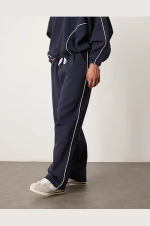 ASOS – Super-Baggy-Jogginghose in mit Seiten-Paspelierung, Kombiteil