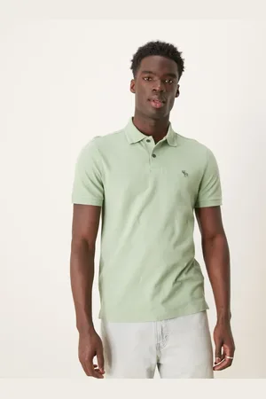Abercrombie & Fitch – Kurzärmliges Poloshirt in mit erhabenem Markenlogo