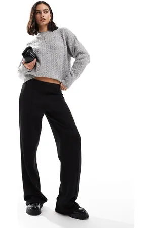 ASOS – Elegante, schlichte Hose aus Scuba-Stoff in