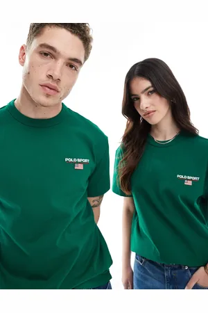 Ralph Lauren – Sport Capsule – Unisex – Schweres T-Shirt in mittlerem mit kleinem Logo auf der Brust