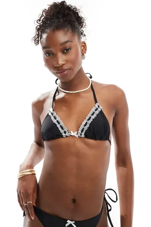 COLLUSION – Lingerie – Bikinioberteil in mit Spitze und Schleife, Kombiteil