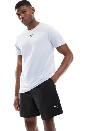 PUMA – Essentials – T-Shirt in hellblau meliert