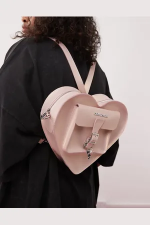 Dr. Martens Dr. Martens – Herzförmiger Rucksack aus Leder in Rosa und Goldoptik