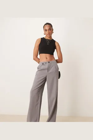 JDY – Weit geschnittene Hose in mit asymmetrischer Knopfleiste