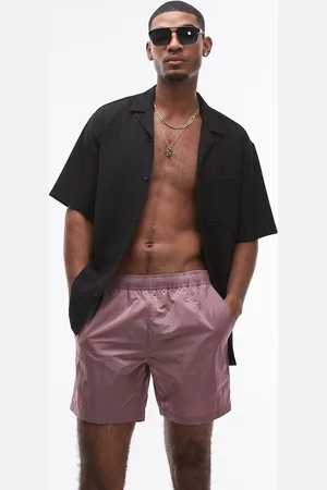 Topman – Badeshorts in mit Metalldetail