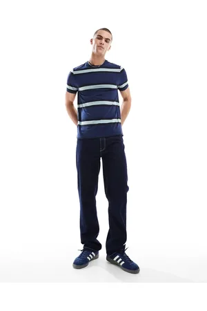Fred Perry – T-Shirt in mit breiten Querstreifen