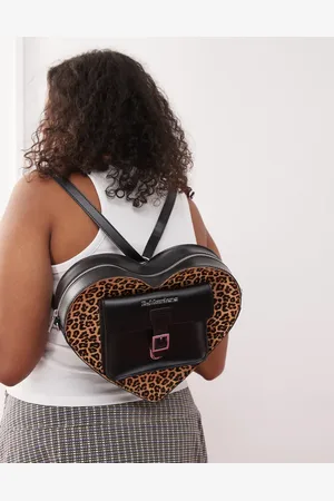 Dr. Martens Dr. Martens – – Herzförmiger Rucksack mit Leopardenmuster