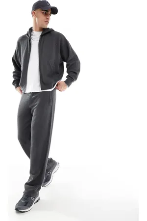 Bershka – Seersucker-Jogginghose in , Kombiteil