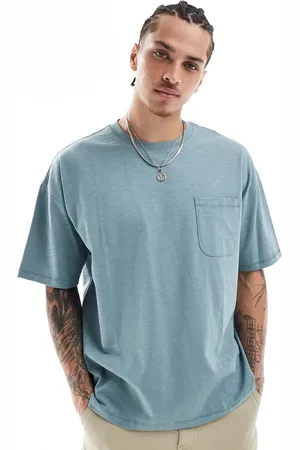 New Look – Genopptes T-Shirt in coolem mit Tasche