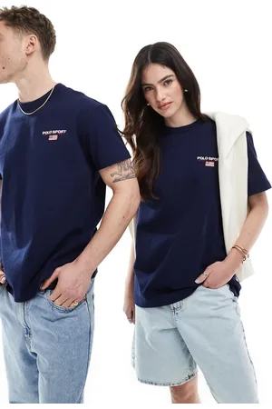 Ralph Lauren – Sport Capsule – Unisex – Schweres T-Shirt in mit kleinem Logo auf der Brust