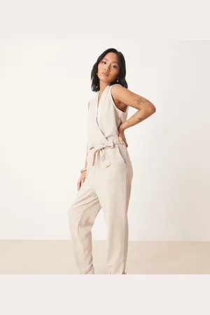 JDY – Eleganter Jumpsuit in Beige